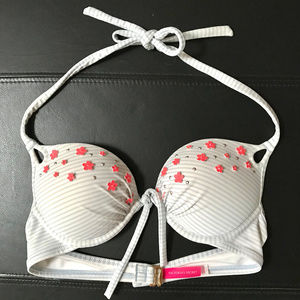 Victoria secret applique studded swim top